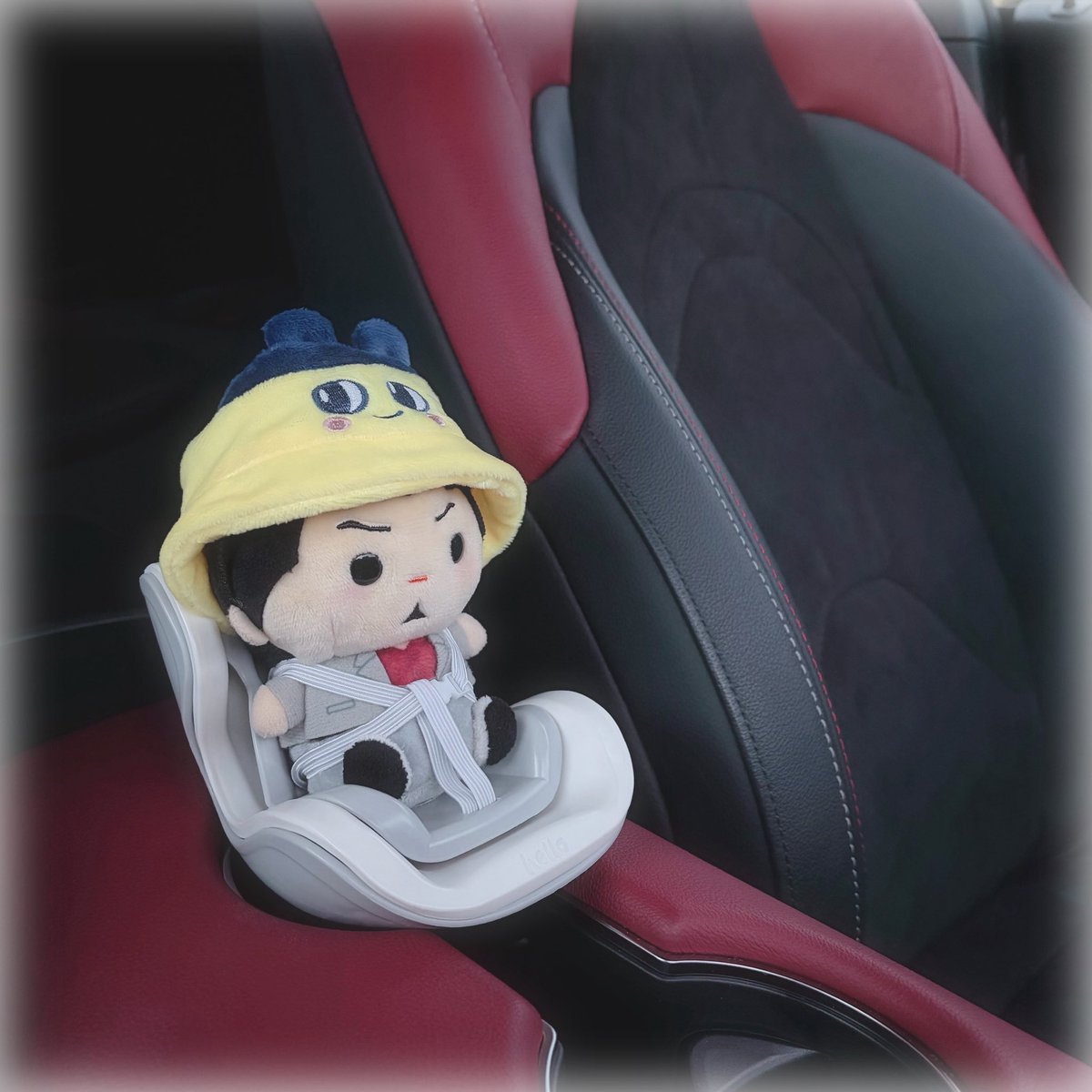 ぬい用のチャイルドシートかわいすぎた😂🍼🤍