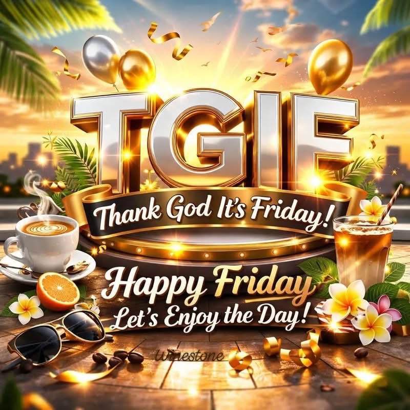 Have a Fantastic and Safe Friday!
Always Be Kind and Enjoy the Opportunity to Celebrate Others! 🙏🏽❤️🎉😇