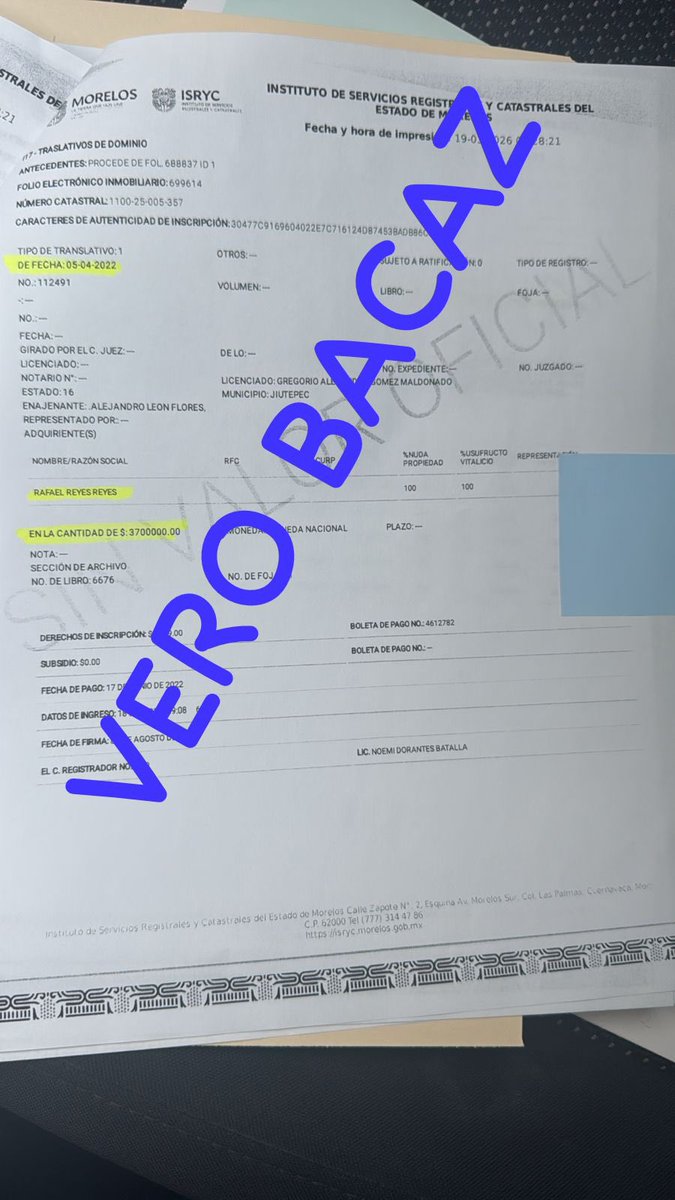 Verónica Bacaz tweet media