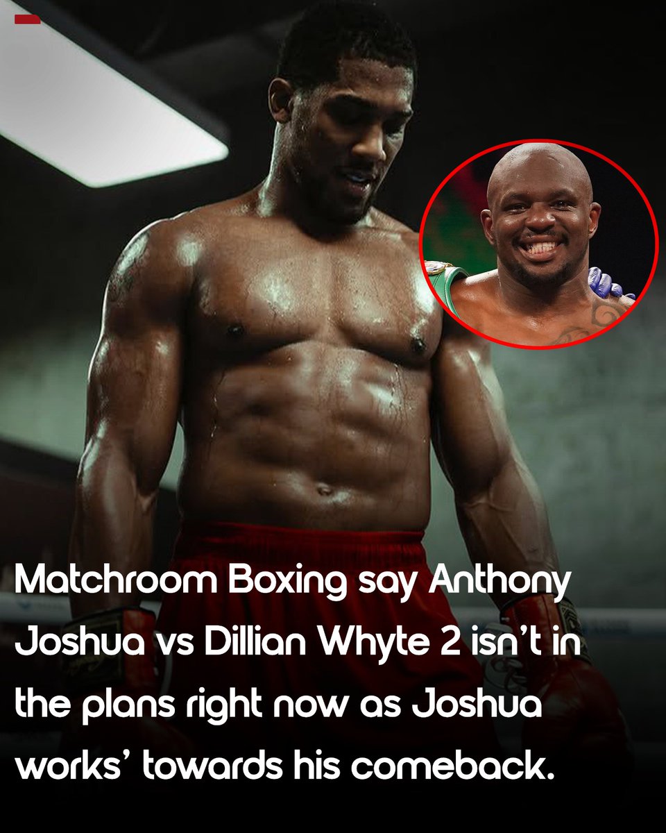boxing_social's tweet image. Matchroom downplay Joshua vs Whyte rematch 

Frank Smith says it’s not currently being considered.

🔗: shorturl.at/jnt1p

#AnthonyJoshua  #MatchroomBoxing #BoxingNews