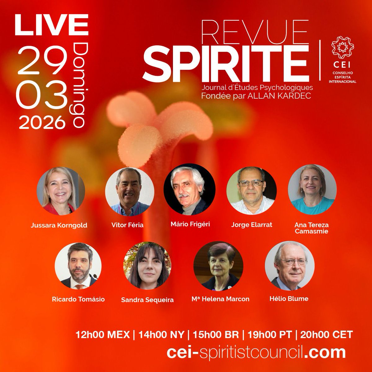 SocialCei's tweet photo. Lanzamiento del Número 23 de la Revue Spirite – Revista Espírita Dedicada al tema “Ley Divina o Natural – Felicidad”, - Ciencia y Espiritualidad, las leyes morales y los principios de la Doctrina Espírita. La suscripción a la revista puede realizarse: https://t.co/EZGNiTf7PL https://t.co/yWZdqoi1Fd