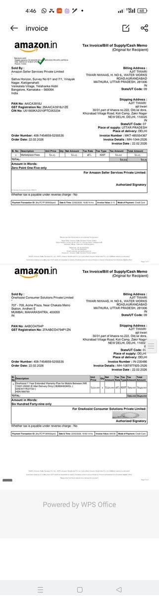 ajittiwari2006's tweet photo. This is very pathetic service in quic I have ordered Real me 80 pro mobile 3 times &amp; all the time I have to cancel due to wrong address delivery I complained &amp; cancelled 1 assist plan which I ordered with mobile but not rcvd showing delivered @amazonIN_victim @amazonIN @ https://t.co/lmYNSOMRA4
