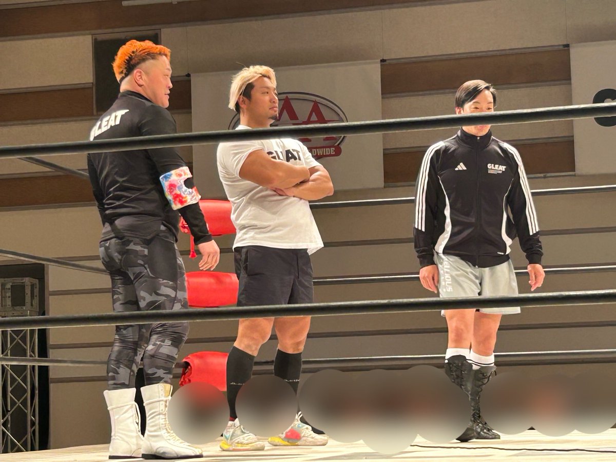 kumachan051014's tweet image. T−Hawk様、田村ハヤト先輩
with河上隆一リーダー

#GLEAT #thawk #田村ハヤト #河上隆一