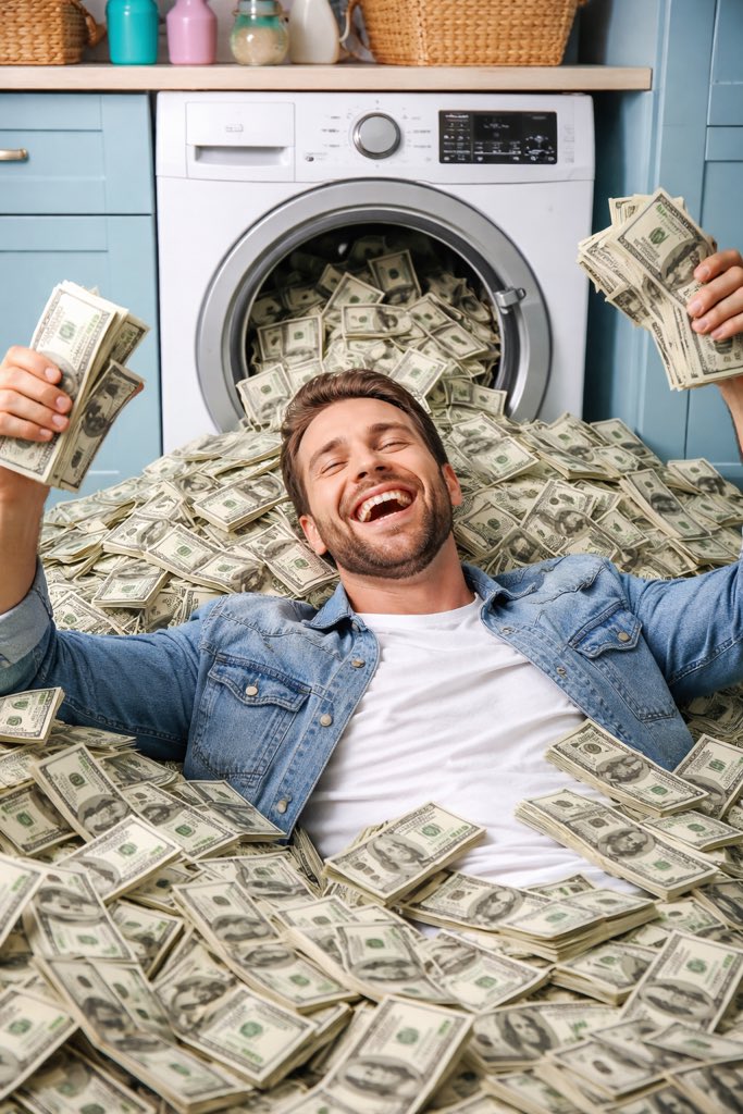 I’ve been thinking 🤔… whoever invented washing machine, deserves at least a quarter of <a href="/elonmusk/">Elon Musk</a>’s fortune 😭😭  
Like… thank you for real 🧼✨😫