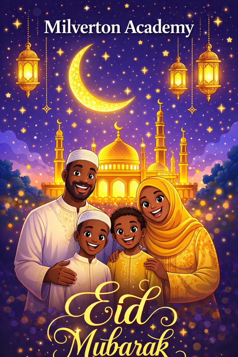 milvertonCS's tweet photo. Happy #Eid #Eidmubarak today we celebrate with you and wish you the best now and always https://t.co/W3NzPejkhF