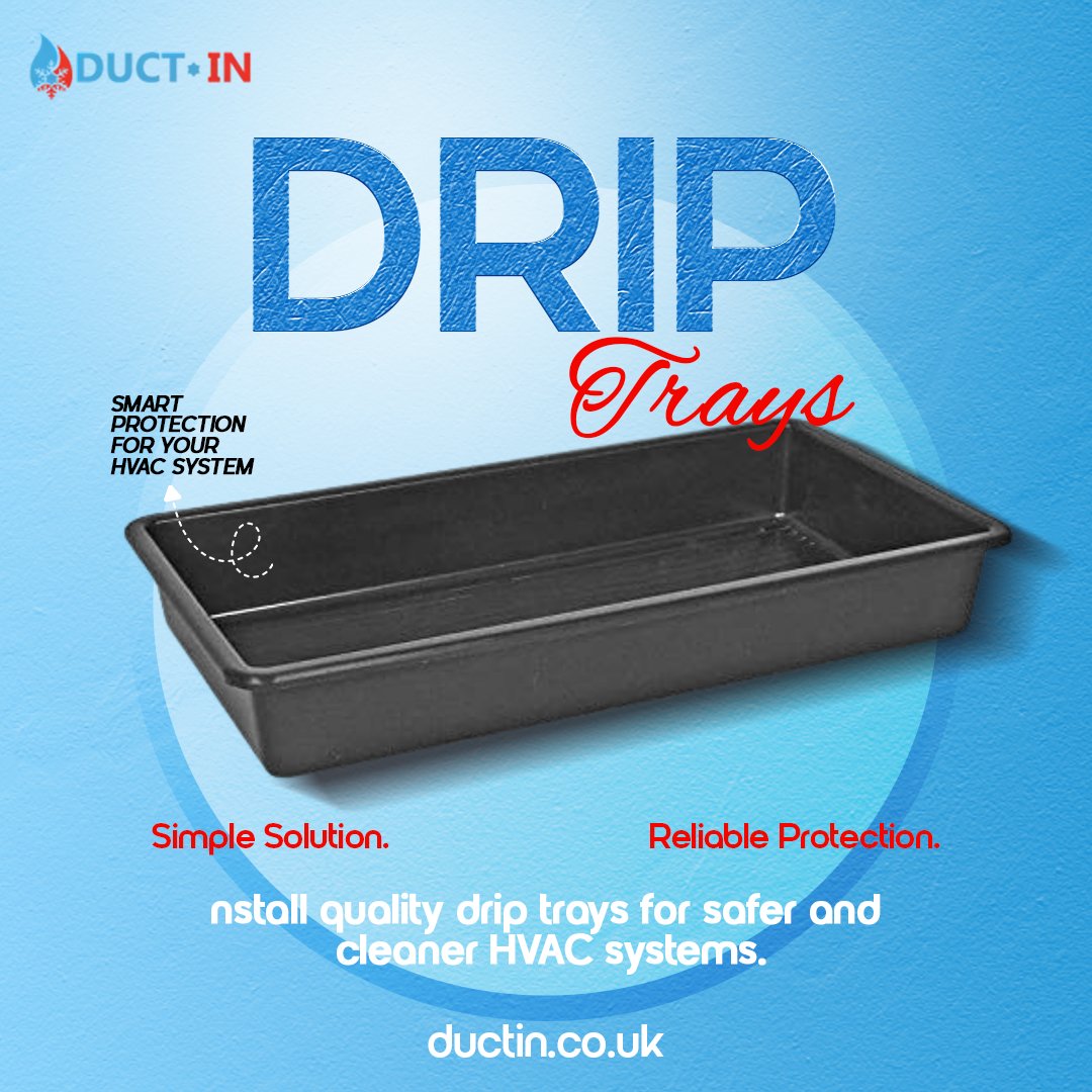 jonat52273's tweet image. Explore premium drip trays from Duct-IN, designed to manage water drainage efficiently and protect HVAC and ducting systems from leaks and damage.
Visit Us: ductin.co.uk/drip-trays/

#DuctIN #DripTrays #HVACSolutions #IndustrialSystems #WaterManagement #BuildingMaintenance