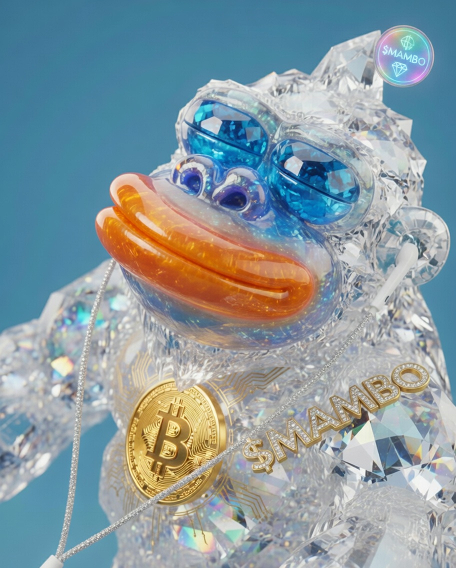 Crystal clear king shit 🦍💎🔷  

Dripped in diamonds, Bitcoin chain, blue lenses locked on the prize. $MAMBO glowing up.    

This gorilla's headed to a BILLION+ on $ETH and beyond 🚀🌟  

Ape in <a href="/MamboCto/">Mambo CTO</a> 

CA: 0x404d3295c8b1c61662068db584125a7ebcc0d651    #MAMBO  $ETH 🦍💎🔥