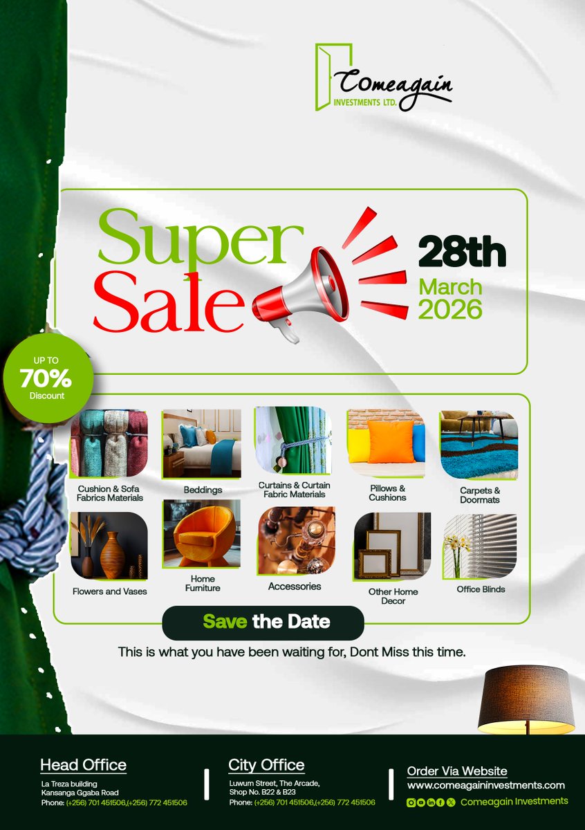 Come Again Investments Limited tweet media