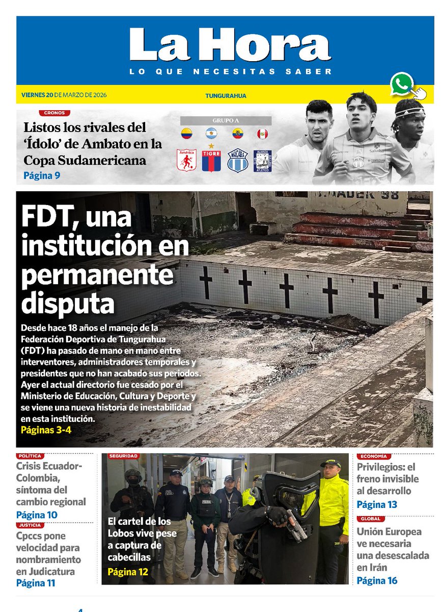 La Hora Tungurahua tweet media