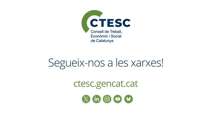 Consell de Treball, Econòmic i Social de Catalunya tweet media
