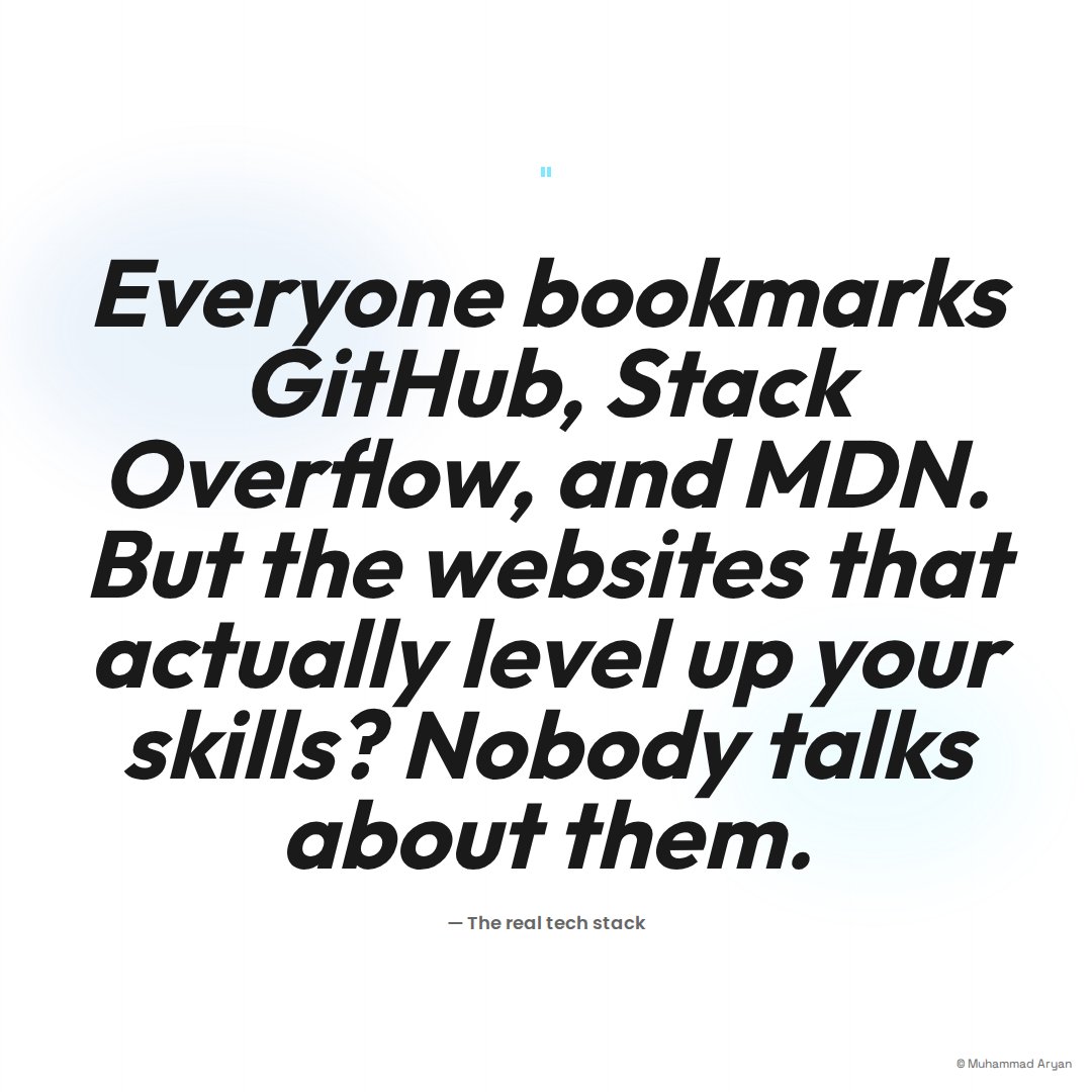 arydbeast's tweet photo. Everyone bookmarks the same 5 websites. Here are the ones that actually matter:

🔗 https://t.co/AVY17JcwiN — HN alternative, real engineers curating
⚙️ https://t.co/NuLKzUiXDV — Competitive programming, learn algorithms fast
🔧 https://t.co/FPIjdKajMQ — Compiler explorer, https://t.co/BLIPBOhBXm