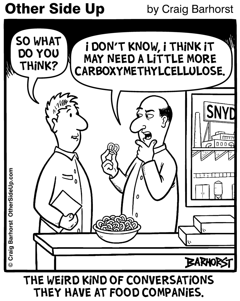New Comic "A Little More Carboxymethylcellulose" (Black &amp; White Version). #comics #webcomics #osup #health #hhs