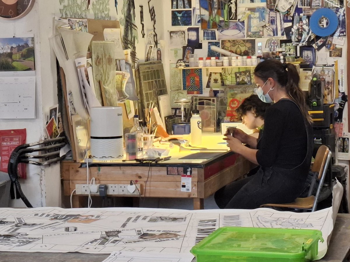 rdwglass's tweet photo. Stained Glass Residency. September 2026. Glasgow, Scotland. https://t.co/rN2PBGdiXw https://t.co/8IpncXlh4x