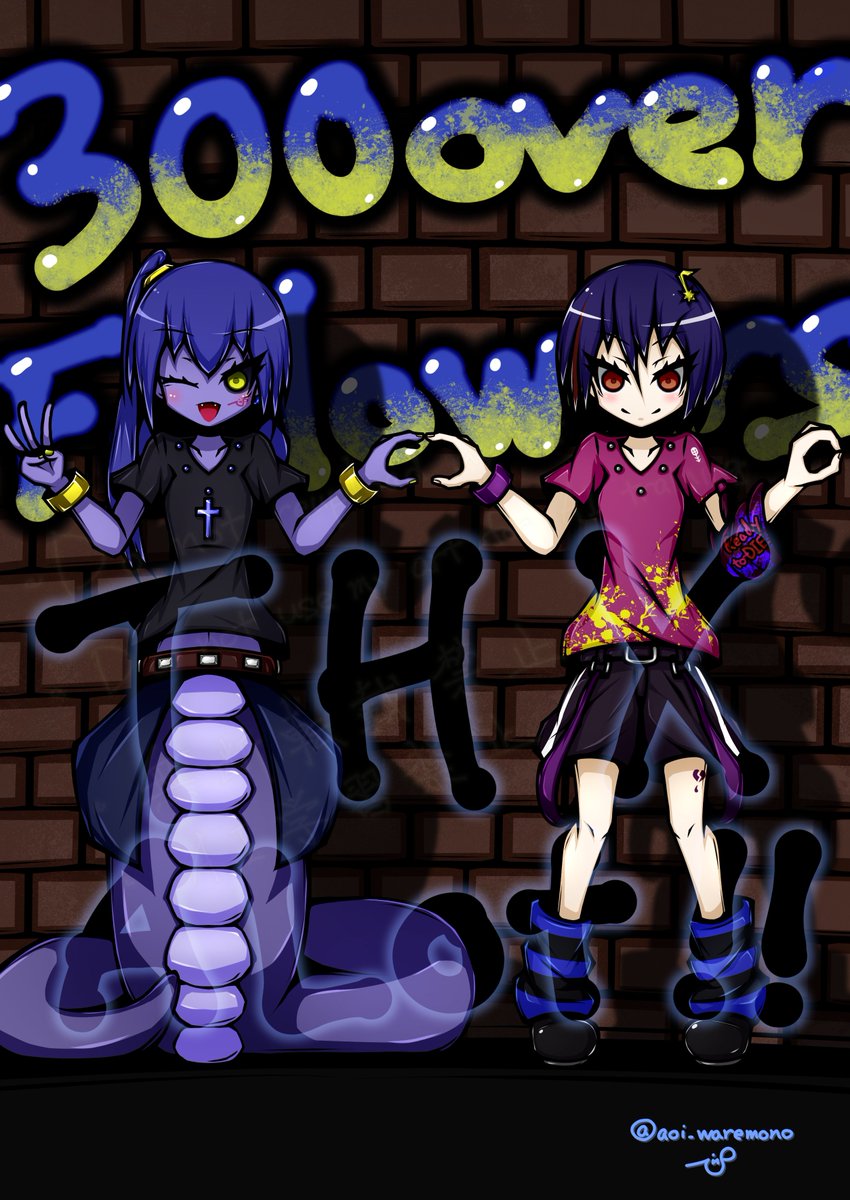 #春の創作クラスタフォロー祭り
#3連休はフォロワーさんが増えるらしい
#自創作に狂っている人間と繋がりたい
ウチこういう絵描けます！！！！！

「色乗せて完成！」ってやってますが
【線だけでも魅せられる絵】を意識してます。(=ﾟωﾟ)ﾉ