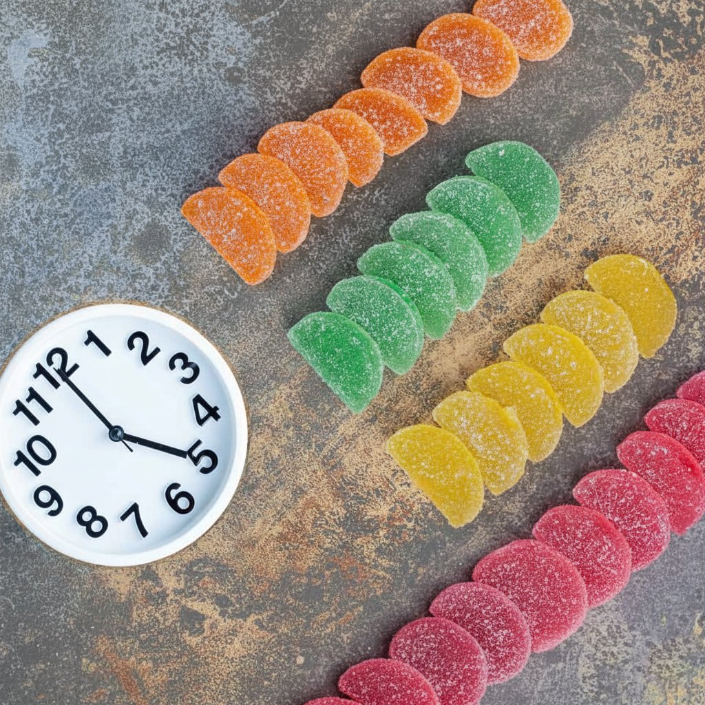 CbdMarket's tweet photo. How long does it take for CBD gummies to take effect?

In our new blog post, we break down why CBD gummies can take longer to notice than people expect, and what typically affects timing.

Published in the https://t.co/XojeNwH74p blog.
https://t.co/vXDeUHV1RP https://t.co/cHwbaDGJm9
