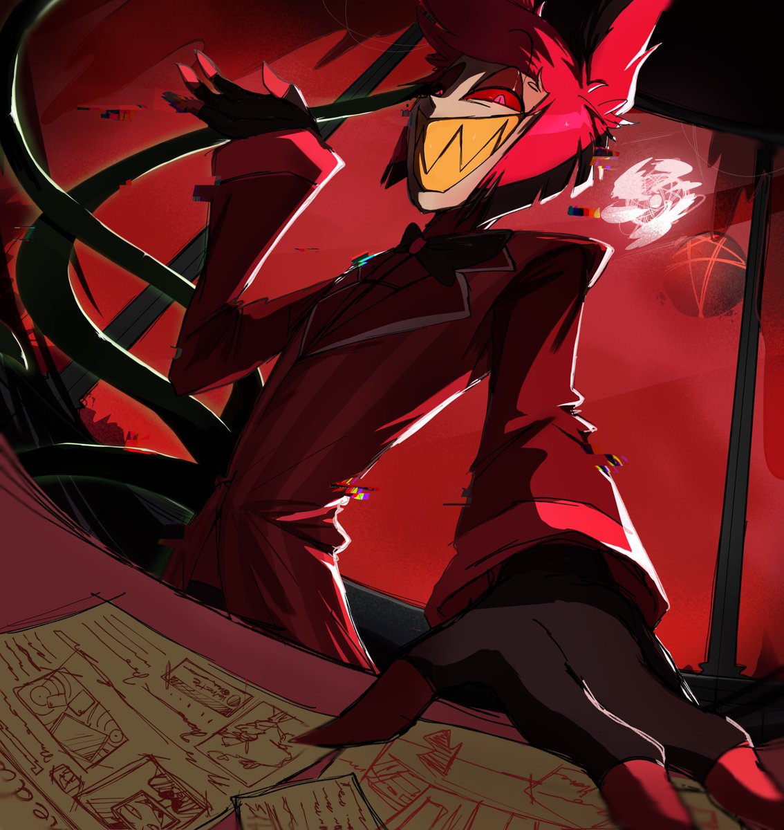 Ludoo000's tweet photo. #HazbinHotel #Alaster https://t.co/YjlvCxkF7I