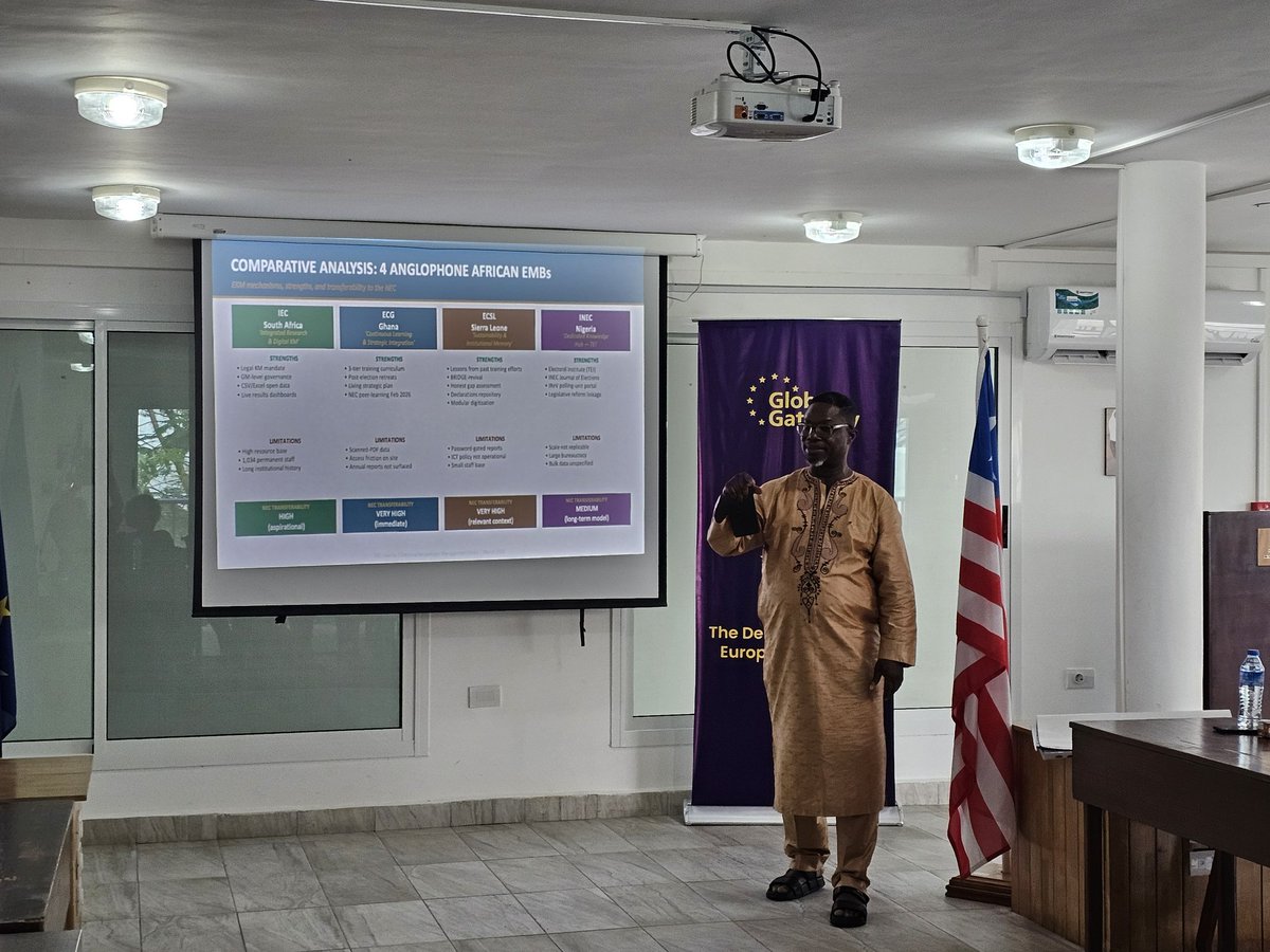 zagefilipovski's tweet photo. 📚 Knowledge Management is more than a process—it’s a strategic pillar of institutional excellence. Strengthening KM systems is the natural next step for @NECLiberia as it continues building sustainable capacity and organizational resilience #InstitutionalDevelopment #KM #Liberia https://t.co/kNWn5N8r8F