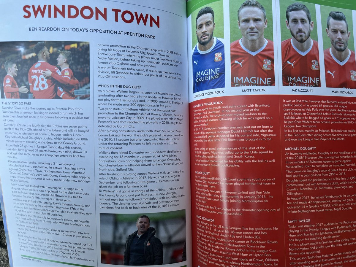 Old Swindon Programmes tweet media