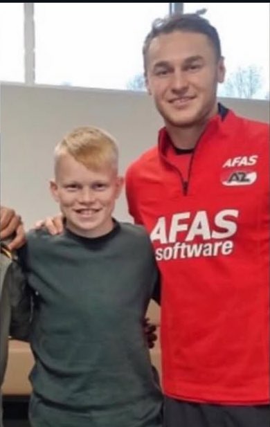 Van lunchen met Teun als jeugdspeler van de maand naar samen in Oranje! <a href="/AZJeugd/">AZ Jeugdopleiding</a> 🥰