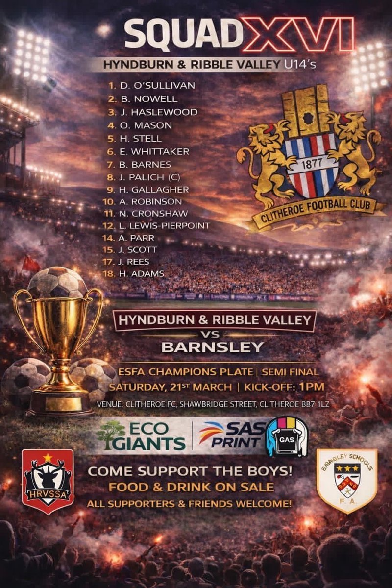 Clitheroe FC tweet media