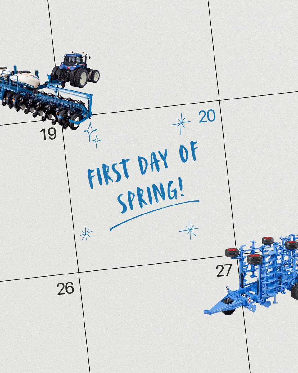 Hyde_Brothers's tweet photo. First day of spring 🌱🚜

Time to trade frost for fresh fields and get back to what matters most. 

Here’s to early starts, clean passes, and a year that starts right from the soil up. 🌾 https://t.co/3C2Fj4ZmHB