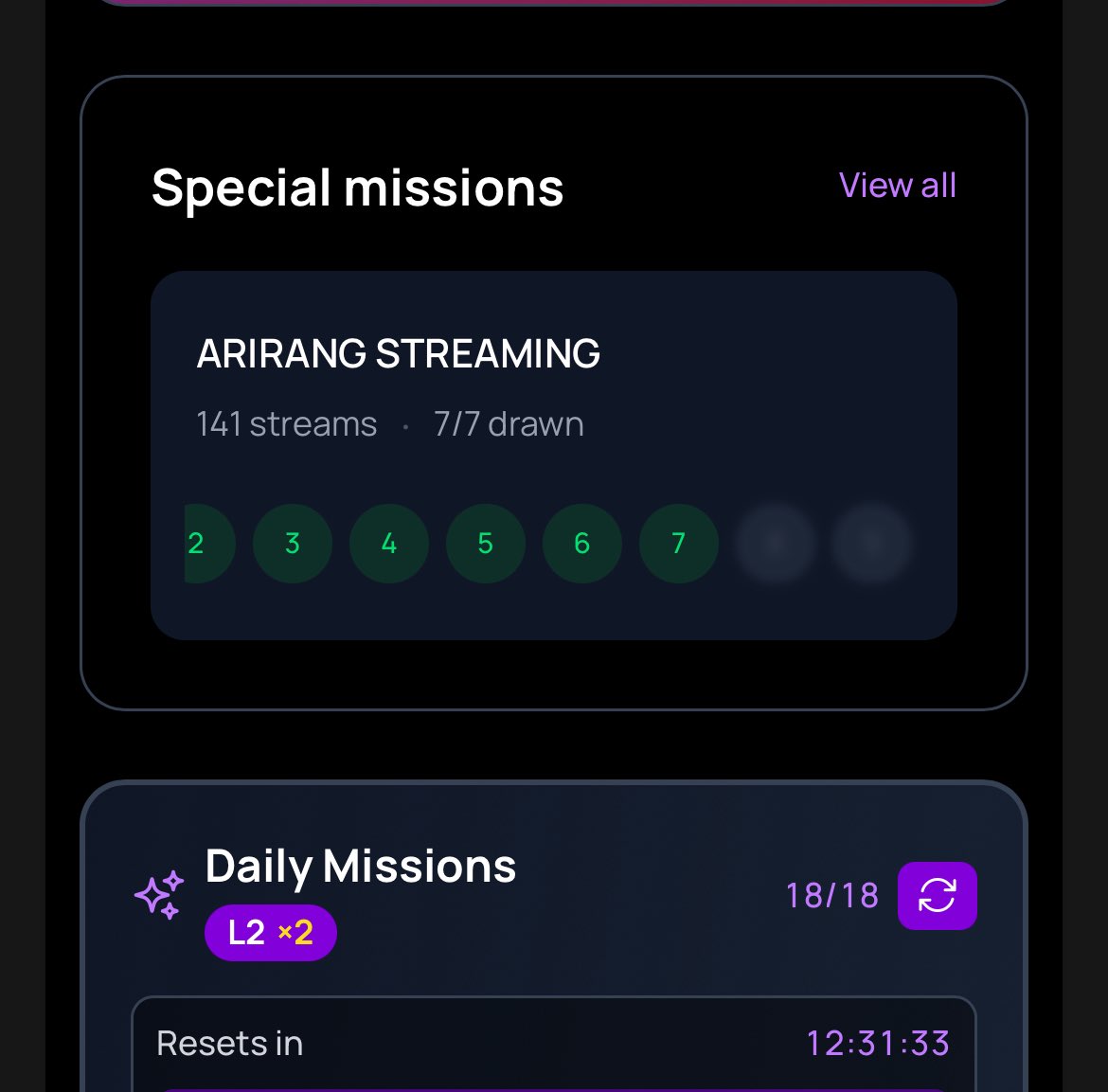 woke up to the new arirang special mission and pulled insane photocards ...
