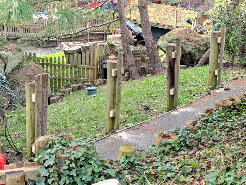 ChessingtonBuzz's tweet photo. As reported last week major changes for The Blue Barnacle queue line with an official closure of the ride until 3rd April 2026 whilst queue improvements take place and what looks like a change to the pond area

The goats left years ago sadly

#ProjectAnchor
#CWOAopeningday2026 https://t.co/edS3LaEpAV