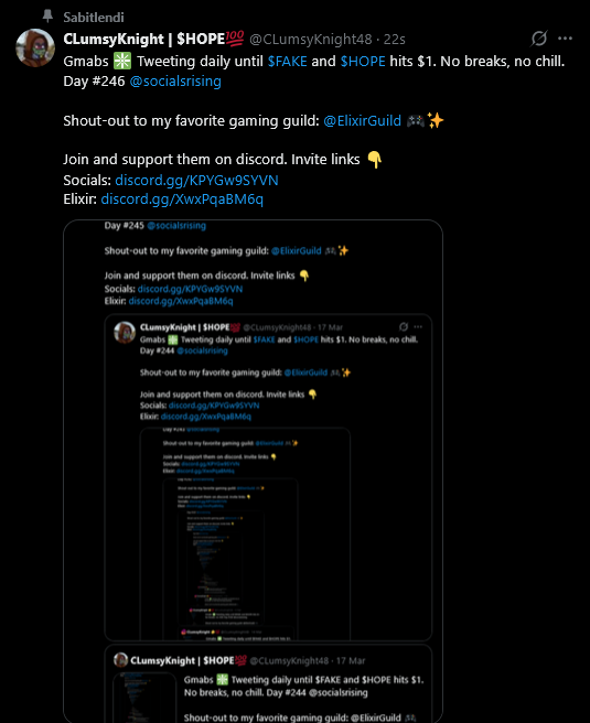 CLumsyKnight | $HOPE💯 tweet media