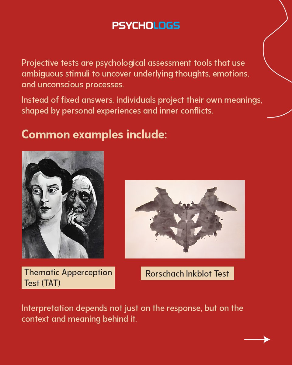 PsychologsIndia's tweet photo. Projective tests open a window into the unconscious, where personal stories, emotions, and cultural influences shape every response.
Save this post for quick revision and deeper understanding 

#ProjectiveTests #RorschachTest #TAT #UnconsciousMind #PsychologyStudents #Psychology https://t.co/FnPNpHBOoq