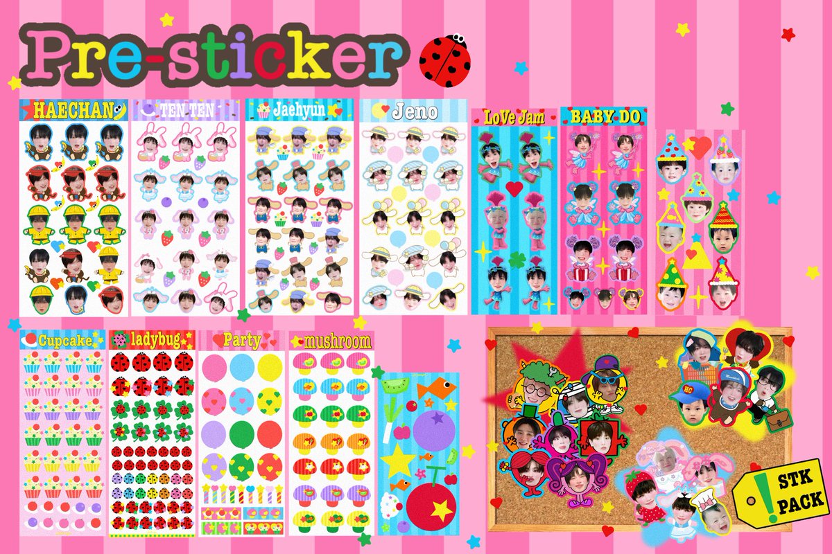 pre— sticker 🩷👀

🐬 today - 22 mar 2026
🧣price 5 -12 baht
🚘  shipping 35 bath

🍓forms.gle/uyUiEfmffoYy6Z…

#ตลาดนัดnct