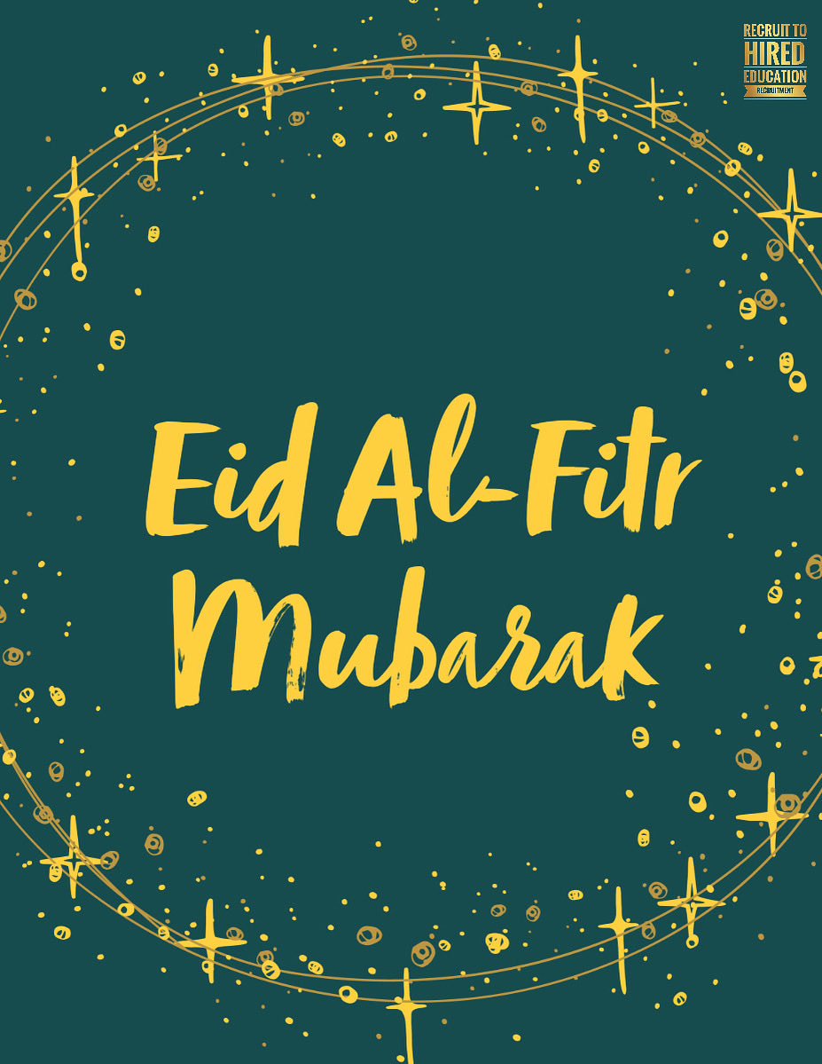 RecruitToHired's tweet photo. Eid Mubarak to our colleagues, teachers,candidates and communities celebrating today 🌙✨

Eid is a time for gratitude, generosity,and coming together with the family and community 💛

Wishing everyone a joyful and peaceful Eid ✨ #Eid #RTH https://t.co/09eiHQ3c3E