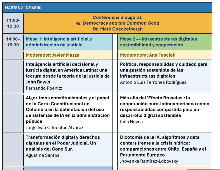 JorgeICifuentes's tweet photo. El 21 de abril presentaré mi trabajo sobre el rol de la Corte Constitucional en el uso de IA en la administración pública.  

#JusticiaDigital #IAResponsable https://t.co/5aOHCLBX3E