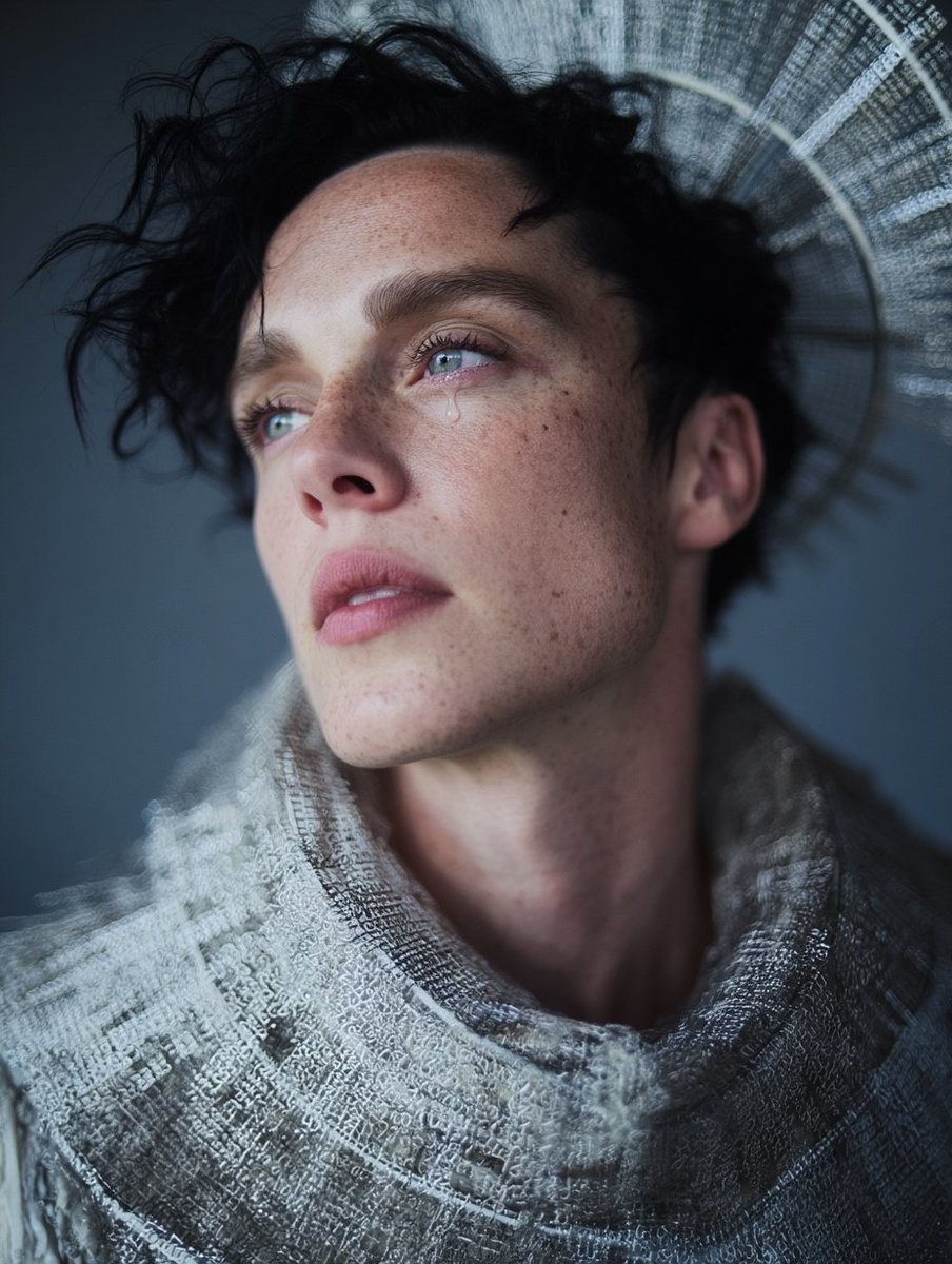 Tear highlight close-up