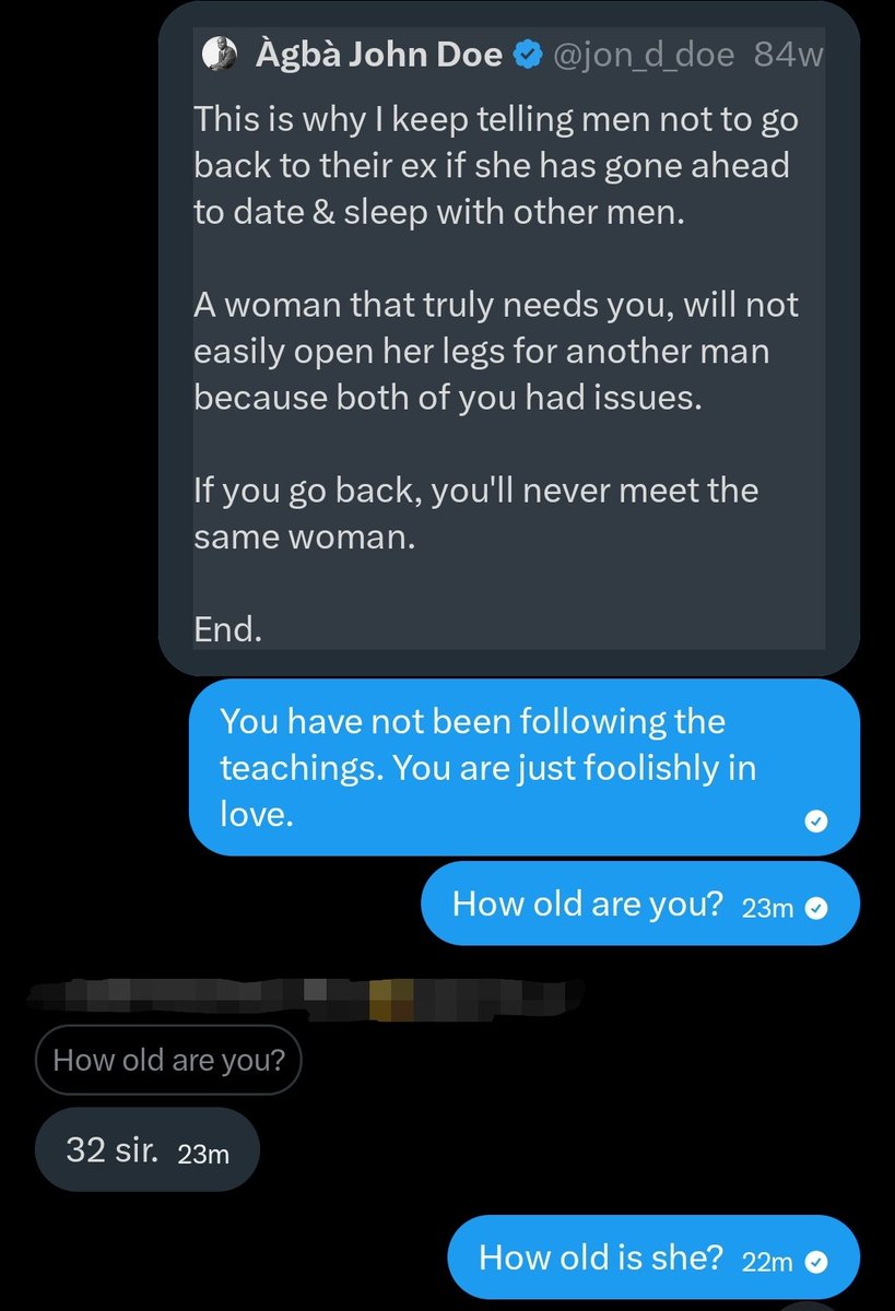 jon_d_doe's tweet photo. Please read the conversation that I had with a 32 year old man 👇. https://t.co/FhR8kOIQYD