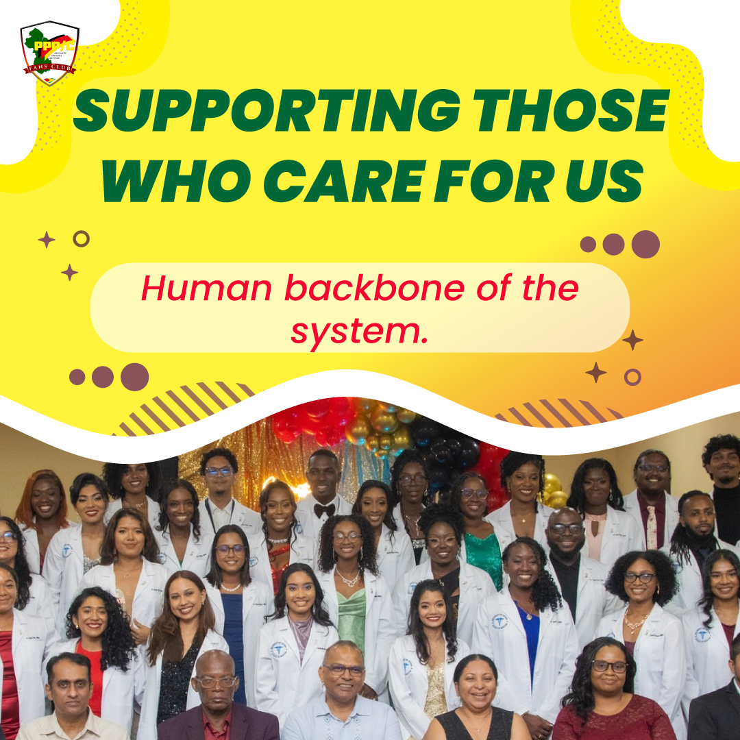 PPPCFansClub's tweet photo. Budget 2026 strengthens healthcare for a growing nation.

With G$161.1 billion allocated to the health sector, Guyana continues investing in modern services, stronger facilities, and care that reaches communities across the country.

#HealthcareForAll #Guyana #Budget2026 https://t.co/n3uDNWqgi9