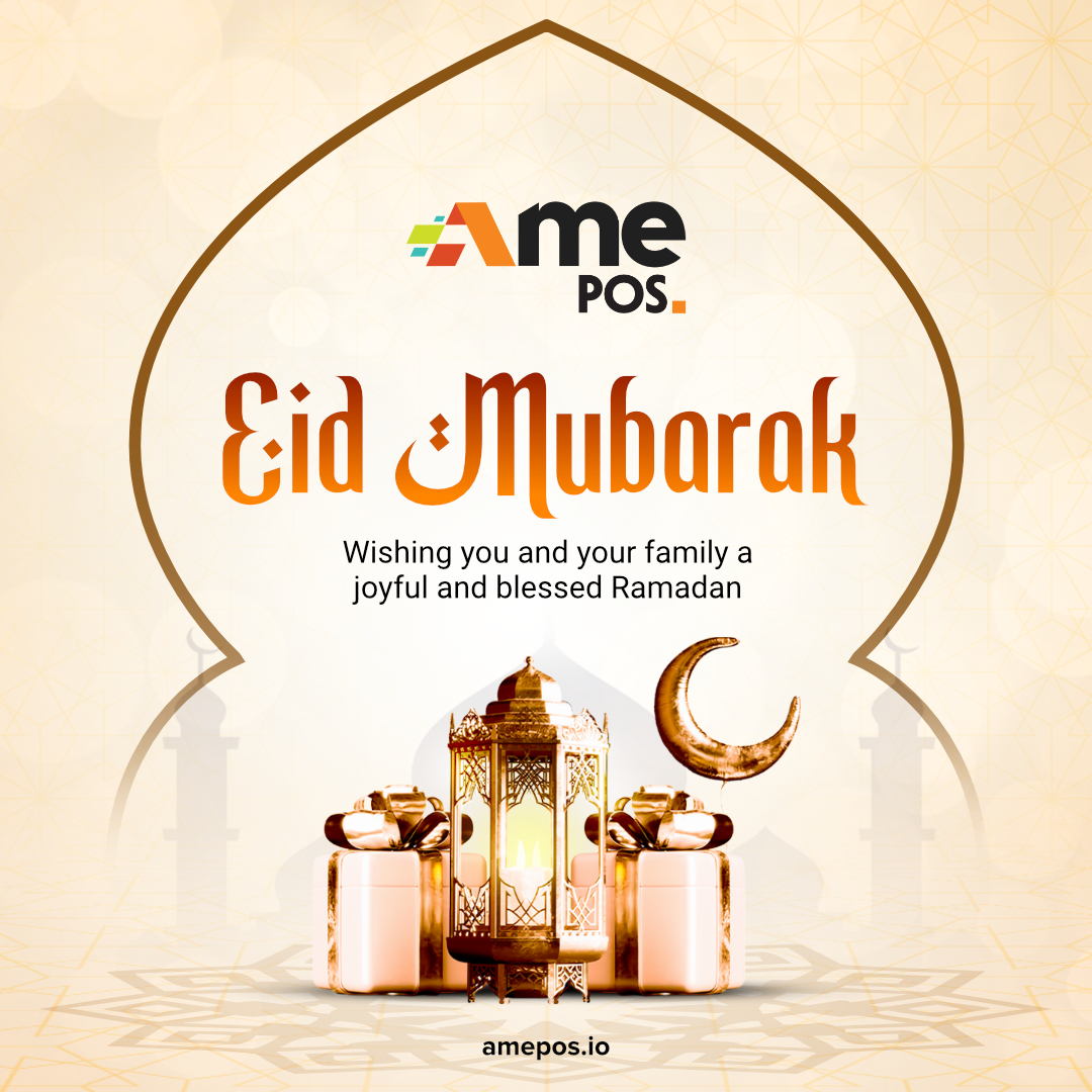 🌙 AMEPOS
Eid Mubarak 🌙✨

May this special day bring joy, prosperity, and success to your business 🤲💫
Wishing you smooth growth and happiness always 📊
#EidMubarak #AMEPOS #BusinessSuccess #RetailGrowth