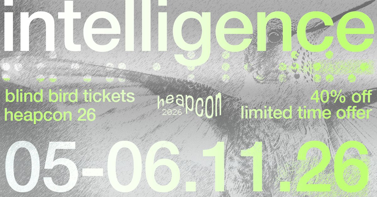 .<a href="/Heapconf/">Heapcon</a> se 5. i 6. novembra vraća u Madlenianum u svom osmom izdanju. Ove godine, konferencija se tematski fokusira na jednu reč: Inteligencija. 
Prve informacije u vezi sa događajem ⬇️  vojvodinaictcluster.org/sr/heapcon-202…