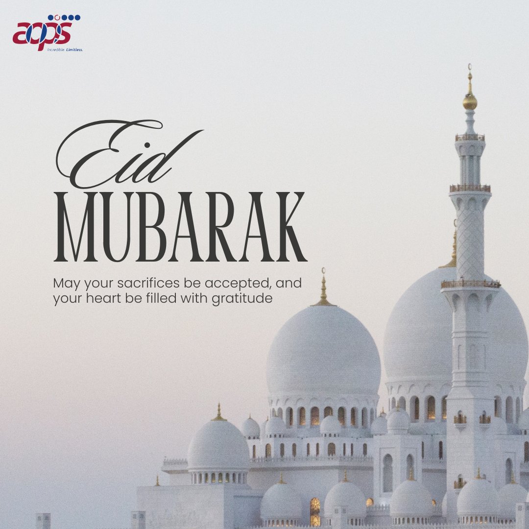 aops_global's tweet photo. Eid Mubarak! 🌅 Wishing you a joyous celebration and a blessed Eid Al-Fitr. May this special day bring you peace, happiness, and time with loved ones. 😊

#eidmubarak
#holiday https://t.co/XnO5vtJk5Y