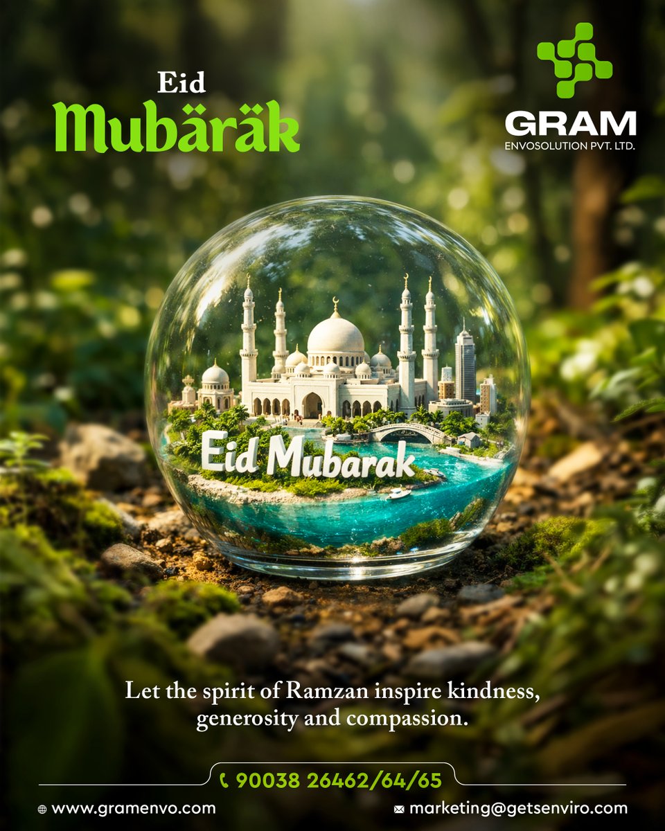 GramEnvo's tweet photo. Let the Spirit of Ramzan Inspire Hearts with Kindness, Fill Lives with Generosity, &amp; Guide Every Action with Compassion, Reflection, &amp; Gratitude. May This Holy Month Bring Peace, Harmony, &amp; Countless Blessings to All. 🌙

#HappyRamzan #RamzanMubarak #Ramadan2026 #GramEnvoSolution https://t.co/nEWscka5R3