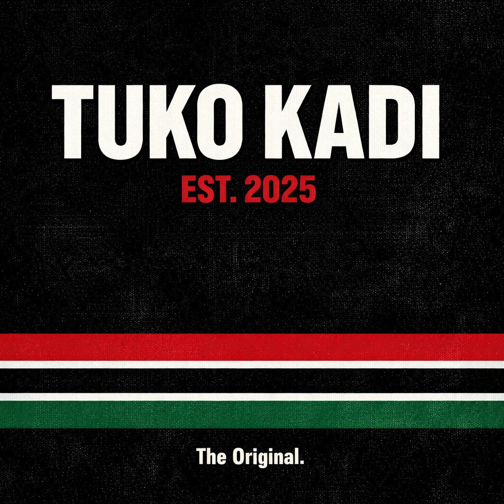 Tukokadi's tweet photo. Tuko Kadi started as one idea. Now it belongs to Kenya. We're just making sure it's built right. The original. Est. 2025. 🇰🇪
Get carded. Get counted.
#TukoKadi #NikoKadi #TukoKadiKenya #GetCarded #VoterRegistrationKE #MageuziNiSisi #WeAreReady #254 #Kenya https://t.co/uEcK78bLfP