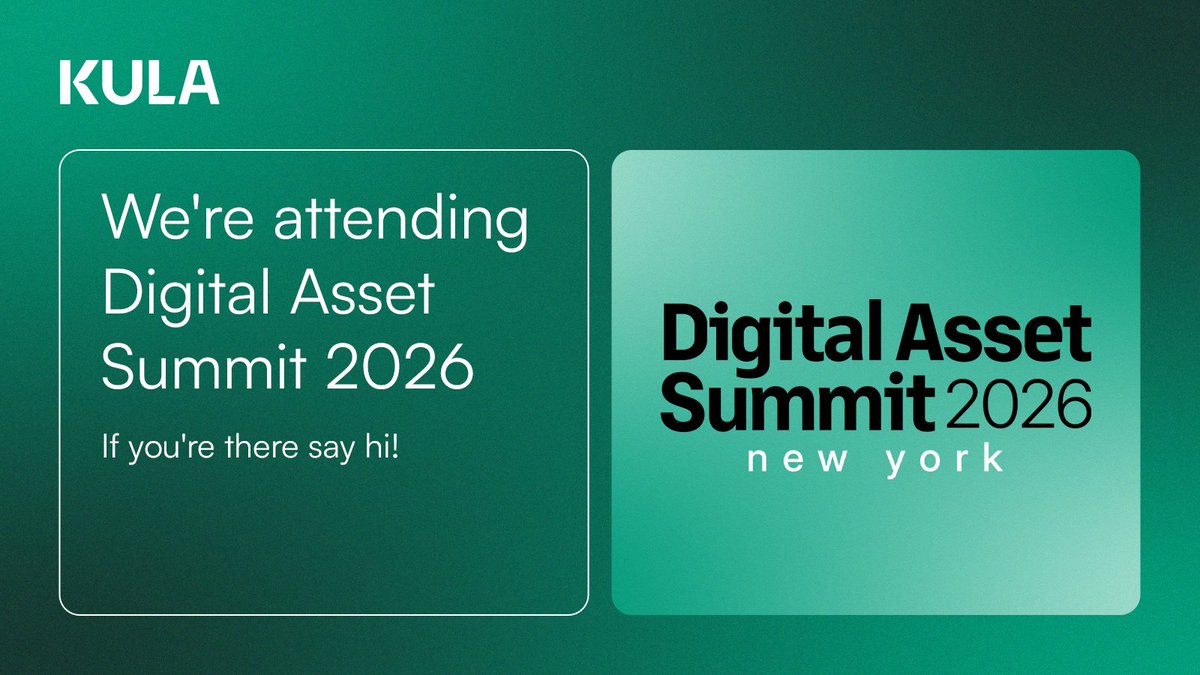 We’re heading to <a href="/Blockworks/">Blockworks</a>' Digital Asset Summit 2026 in New York on March 24th.

Kula will be joining the conversation on the future of tokenisation, impact investing, and how capital can be deployed more transparently and effectively through using blockchain technology.

If