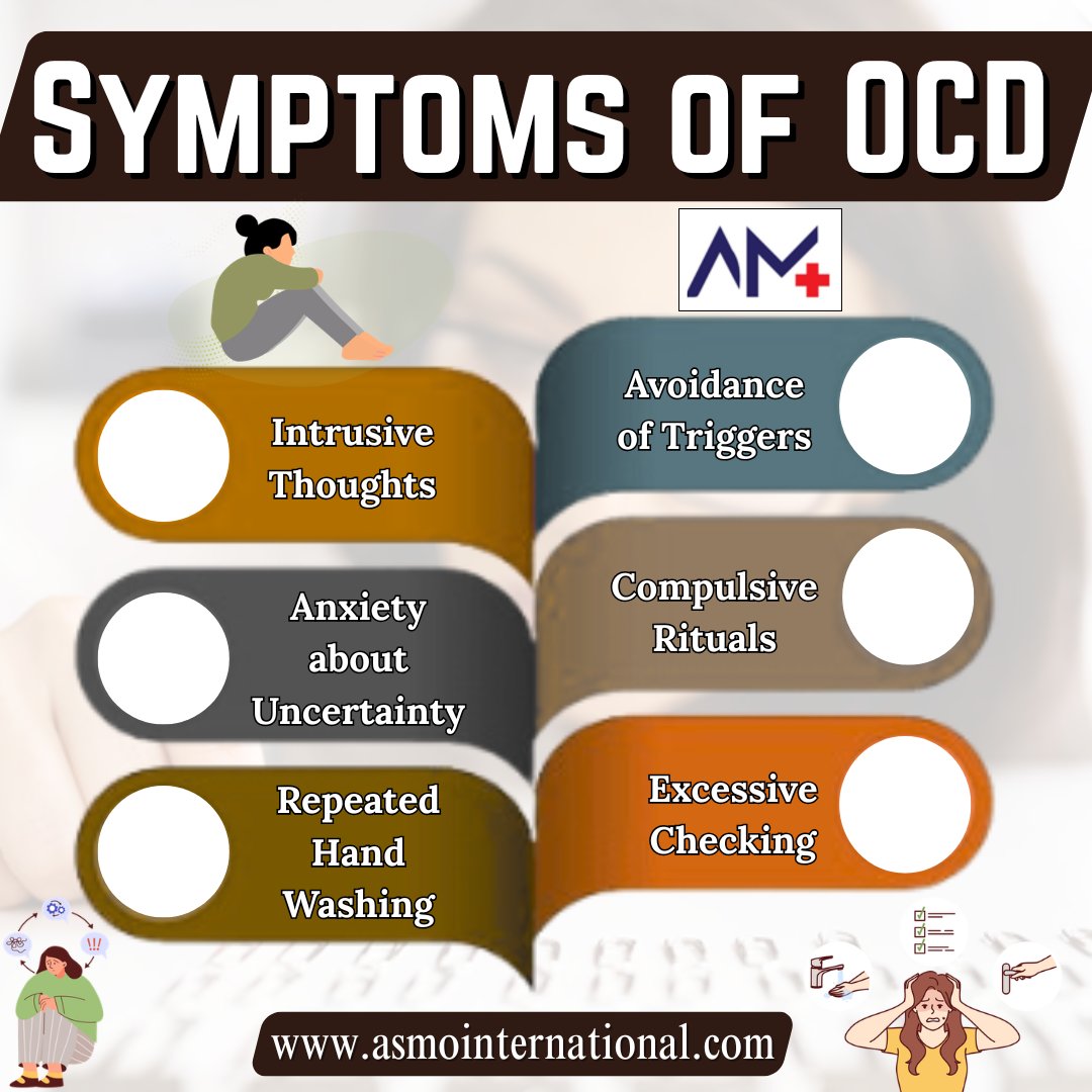 ashimamunjal05's tweet photo. Symptoms of OCD
.
https://t.co/9yLJI3L2y1
.
#OCD #ObsessiveCompulsiveDisorder #IntrusiveThoughts #CompulsiveBehavior #RepetitiveActions #ExcessiveCleaning #CheckingBehavior #CountingRituals #EmotionalHealth #healthcare #asmointernational #asmohealth #asmomedicines #asmocare https://t.co/c3DoLqR1GA