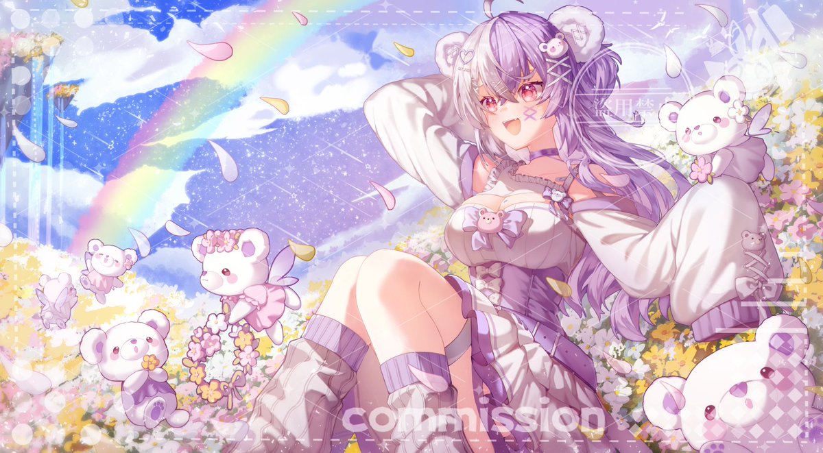 前年的正比委托圖ヾ(•ω•)o
之后会陆续上传Q版以外的委托图><