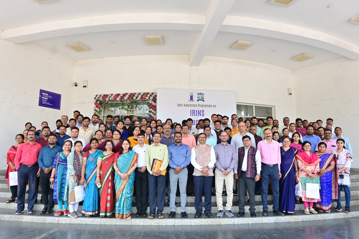 VSSUT_official's tweet photo. #VSSUT, in association with INFLIBNET Centre, Gandhi Nagar, Gujarat, successfully hosted, One-Day User Awareness Programme on IRINS & INFLIBNET Services for Scholarly Communities (Sponsored by UGC-INFLIBNET) on March 20, 2026, at the Biju Pattnaik E-Learning Center, #VSSUT.
It was a privilege to have insightful sessions delivered by:
📷 𝐒𝐡𝐫𝐢 𝐏𝐚𝐥𝐥𝐚𝐛 𝐏𝐫𝐚𝐝𝐡𝐚𝐧, 𝐒𝐜𝐢𝐞𝐧𝐭𝐢𝐬𝐭-𝐂 (𝐋𝐒),INFLIBNET Centre , Gandhi Nagar, Gujarat
📷 𝐒𝐡𝐫𝐢 𝐑𝐚𝐣𝐚 𝐕, 𝐒𝐜𝐢𝐞𝐧𝐭𝐢𝐬𝐭-𝐃 (𝐂𝐒),INFLIBNET Centre , Gandhi Nagar, Gujarat
The programme witnessed enthusiastic participation from 𝟐𝟎𝟎+ 𝐩𝐚𝐫𝐭𝐢𝐜𝐢𝐩𝐚𝐧𝐭𝐬, including students, research scholars, and faculty members from various universities and colleges across Odisha. 

The sessions provided valuable exposure to IRINS and INFLIBNET services, empowering the scholarly community with essential research tools and knowledge.
The event concluded on a high note, reflecting the collective commitment towards strengthening research visibility and academic collaboration.

@INFLIBNET 
@ugc_india 
@AICTE_INDIA 
@SDTEOdisha