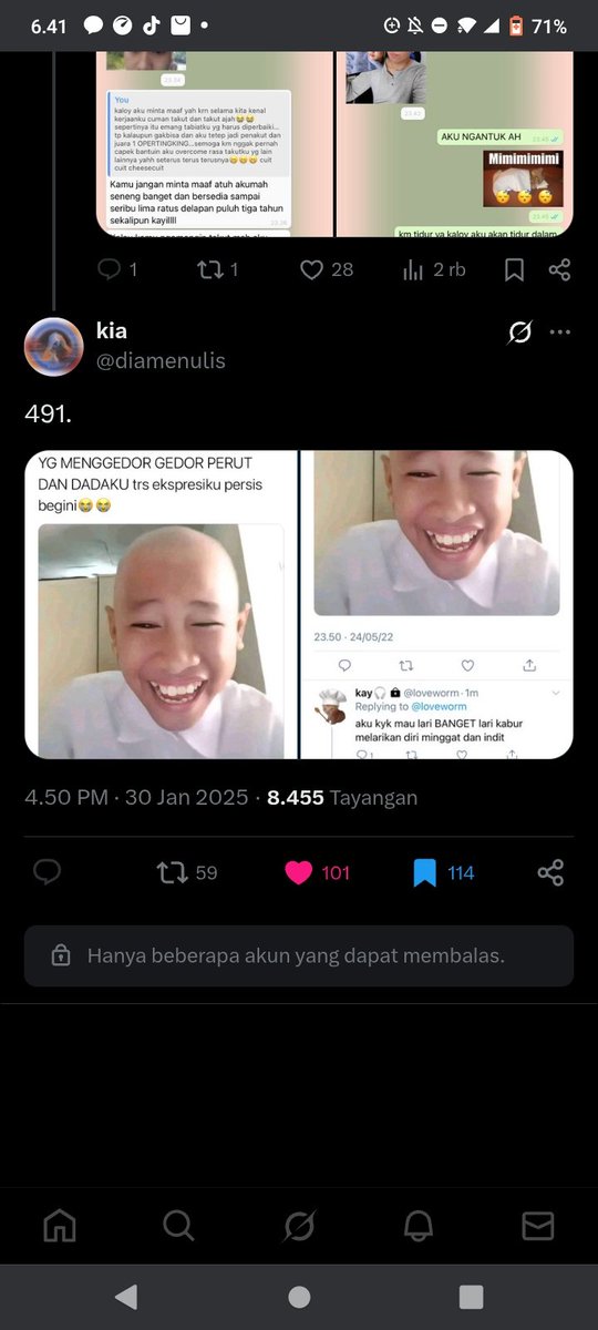 yuyuu014's tweet photo. INI SERIUSSAN KALOY AND KAYIL GUEE BELUM ADA UPDATE SEKARAAAANGG?!?!?!?? huhuhuuu kopel paporit aquhh https://t.co/IOCsDrxNIa