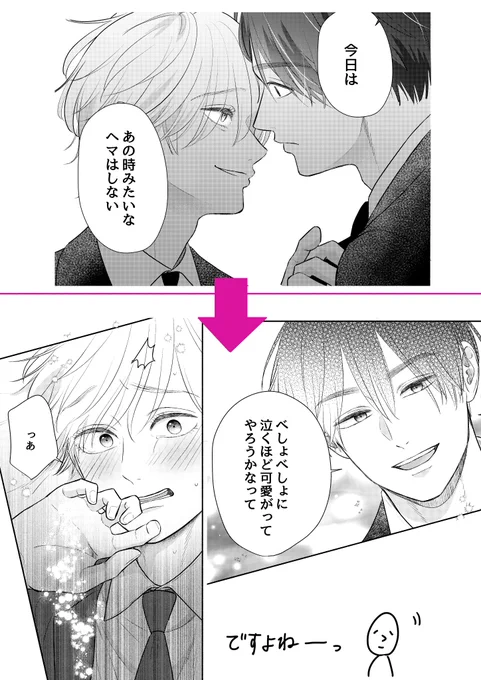 今回の受けちゃん(翔馬)は自分のことを賢いと思ってるがチョロくておバカな子でございます、毎回ドヤ顔で攻めに戦いを挑んで返り討ちにされている そういう受けがお好きな方は是非…!ドムサブダヨ!!!! #天使様は跪かない 