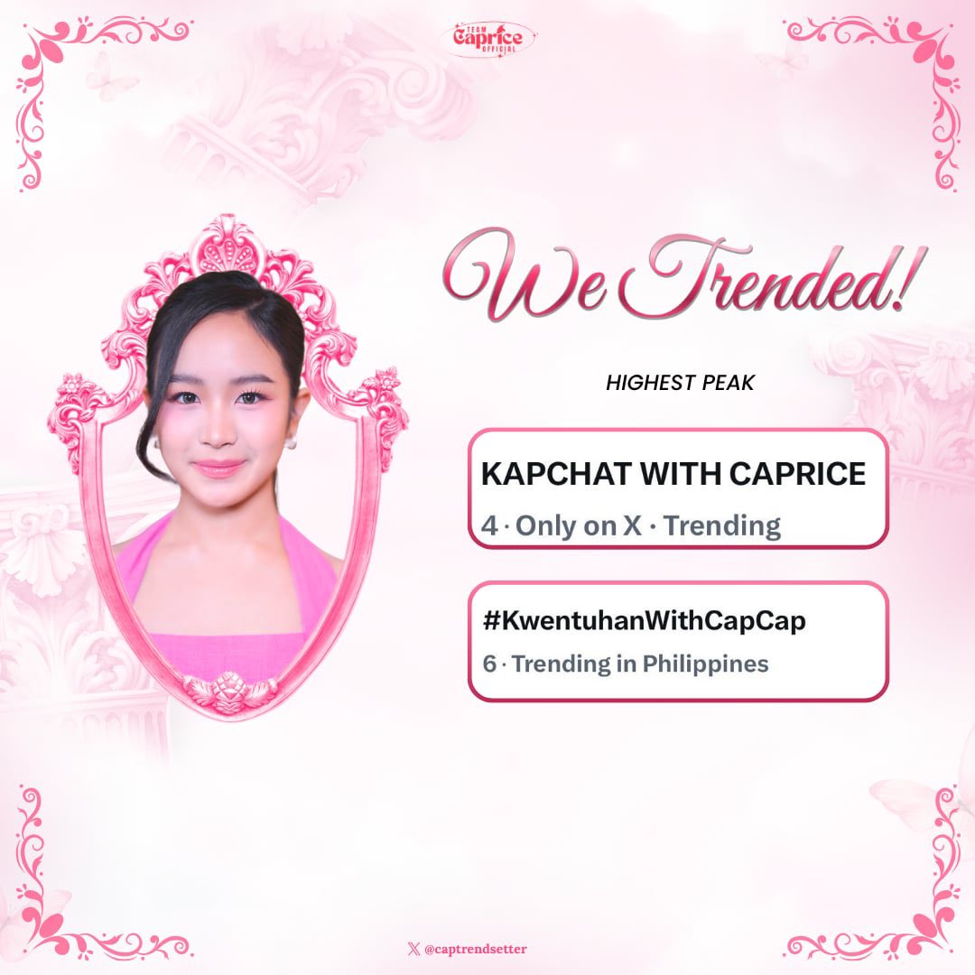 TEAM CAPRICE TRENDSETTER tweet media