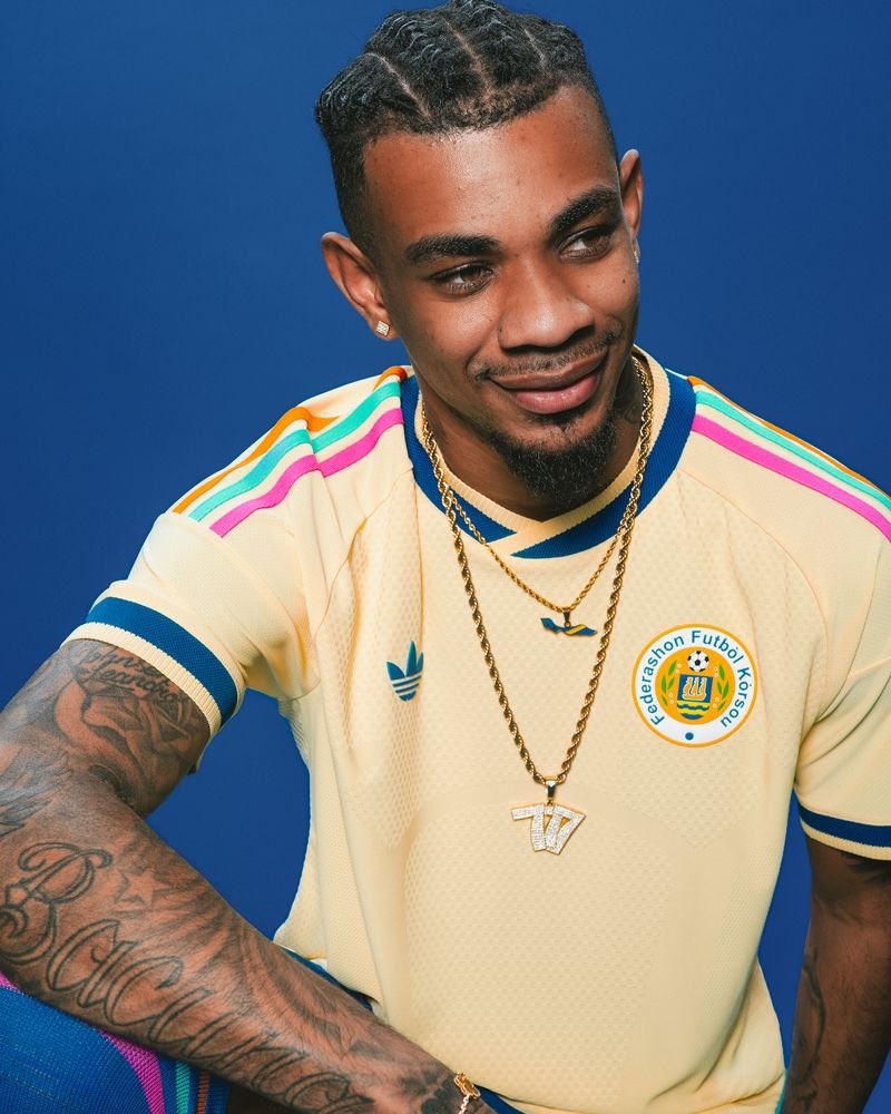 esvaphane's tweet photo. 🇨🇼 Curoçao 2026. Adidas. Away. 🇨🇼 https://t.co/xCourL5Yys