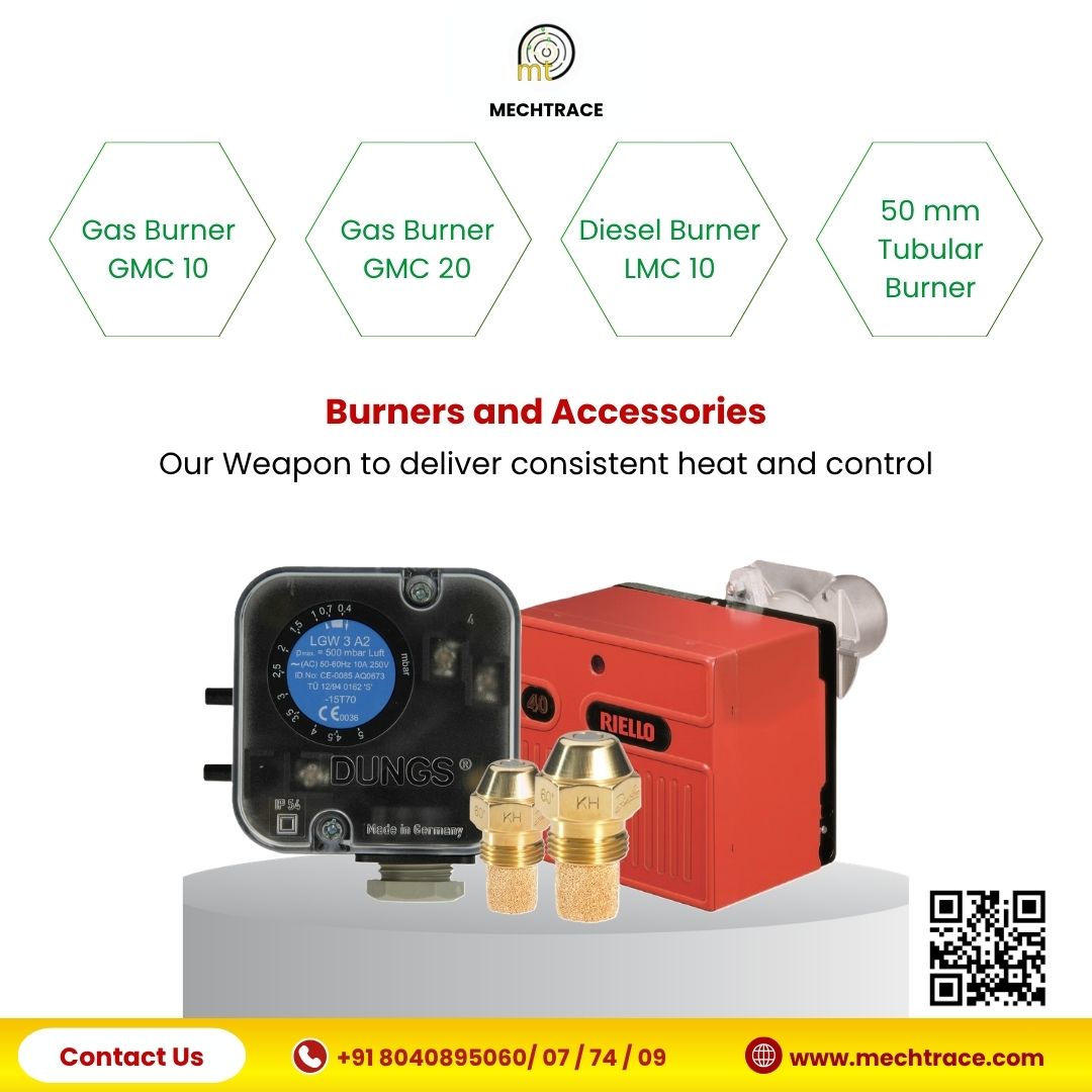 mechtrace's tweet image. Burners and accessories ensure powerful performance, precise heat control, and efficient energy usage, delivering reliable results for every baking and industrial application.
Tel - +91 8040895060/ 07 / 74 / 09
mechtrace.com
#Burners #BurnerAccessories #HeatControl