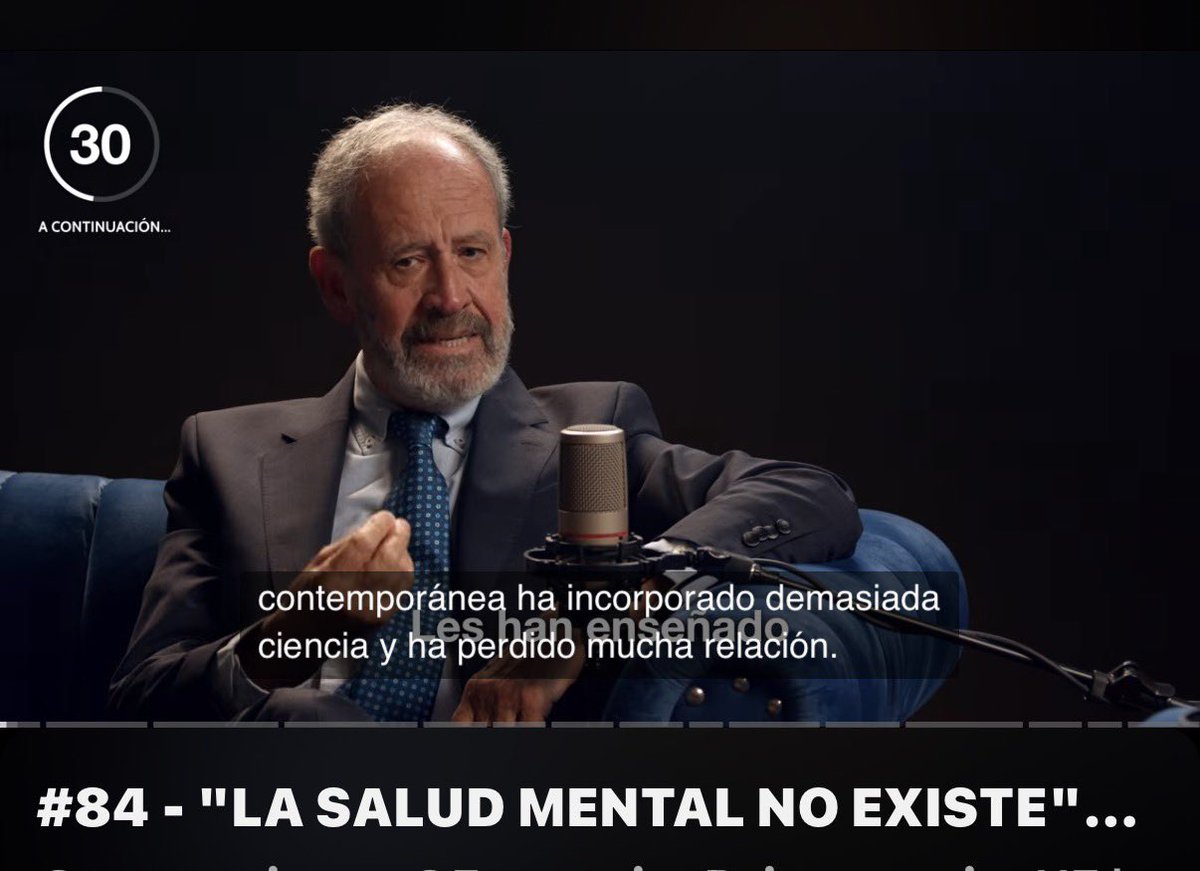 Las enfermedades mentales
no existen. 😲🧠🤔😇🧠✌️

Una entrevista de alto nivel de gran valor para todos los que trabajan en el espacio de la salud. Sobre todo a psicólogos, psiquiatras, orientadores. Es para sentarse, escuchar y reflexionar. 

youtu.be/CpSRqC69JGY?si…
